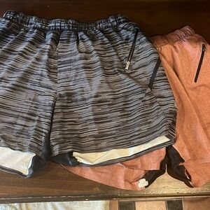 Two Men’s Lululemon Shorts